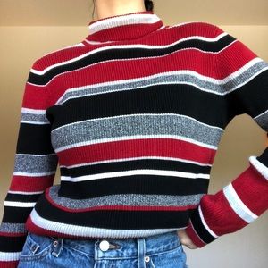 90s knit turtle neck sweater